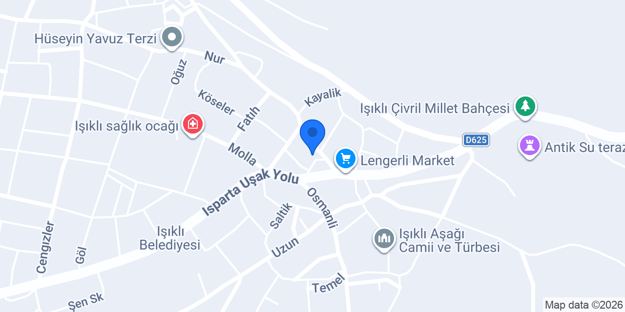 Işıklı İlk Okulu konumu