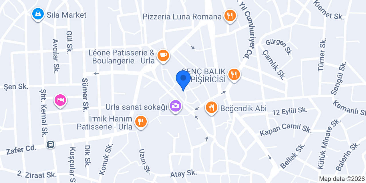 samimi urla konumu
