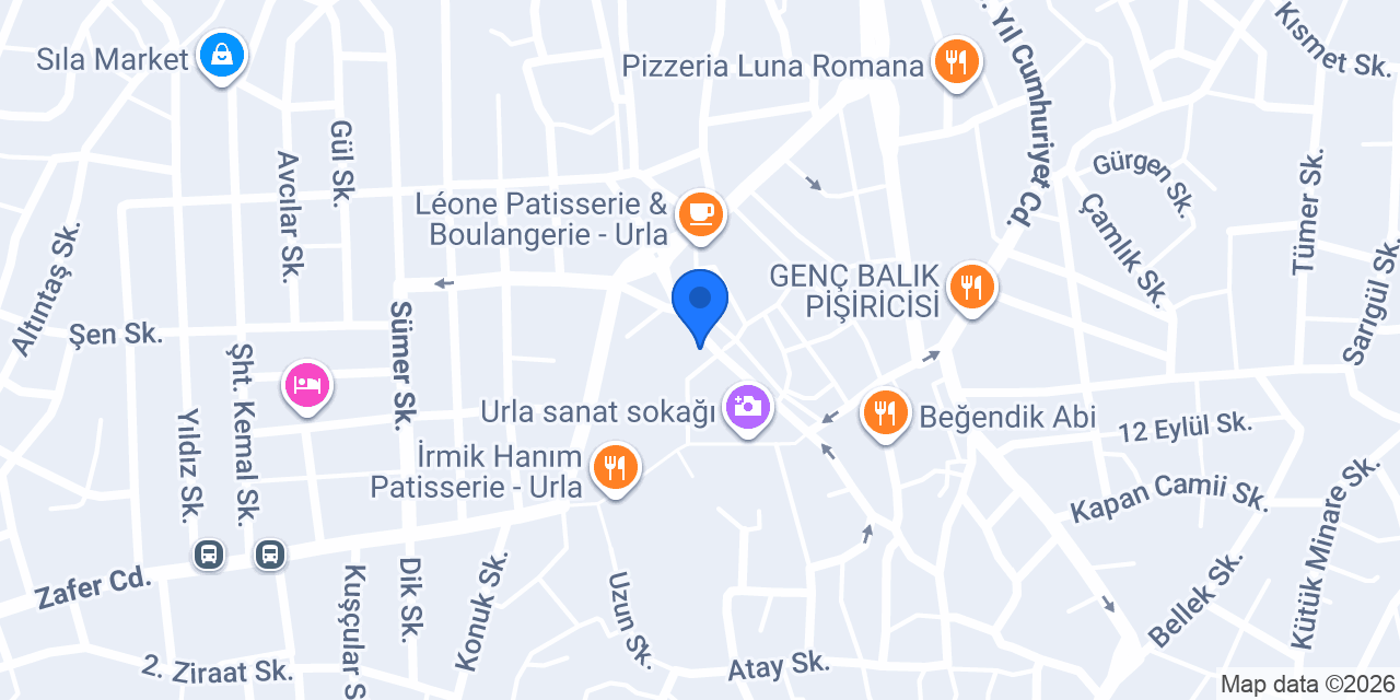 art street butik otel konumu