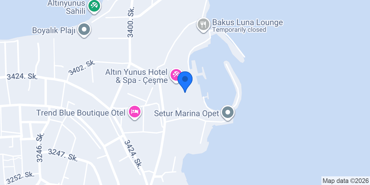 Palmet Spa konumu