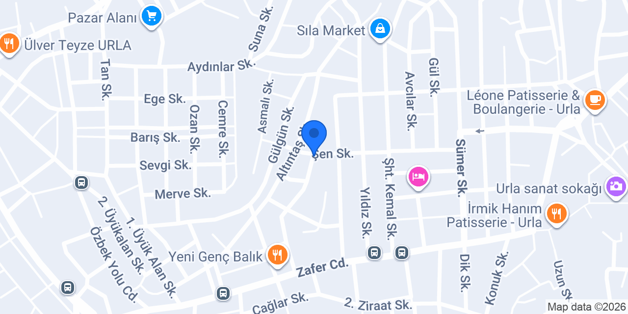 Özçam Bakkaliyesi Tekel Bayii konumu