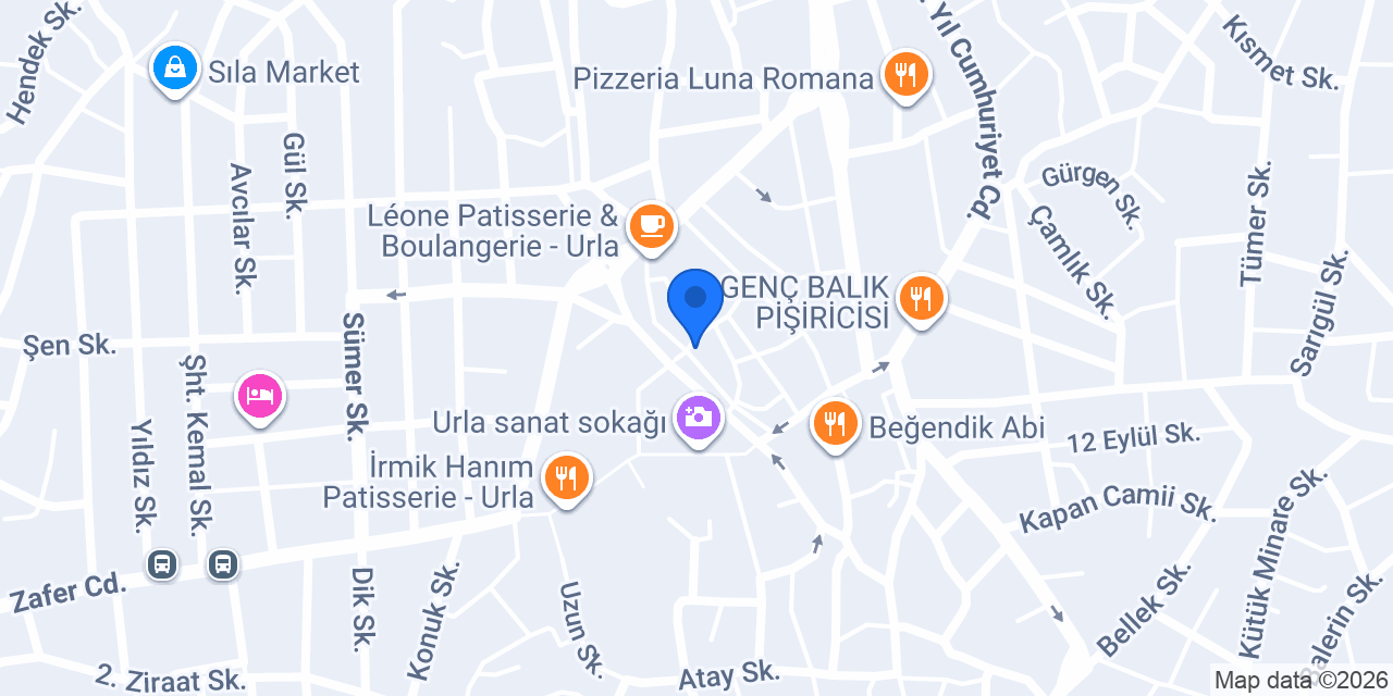Nilus Urla konumu