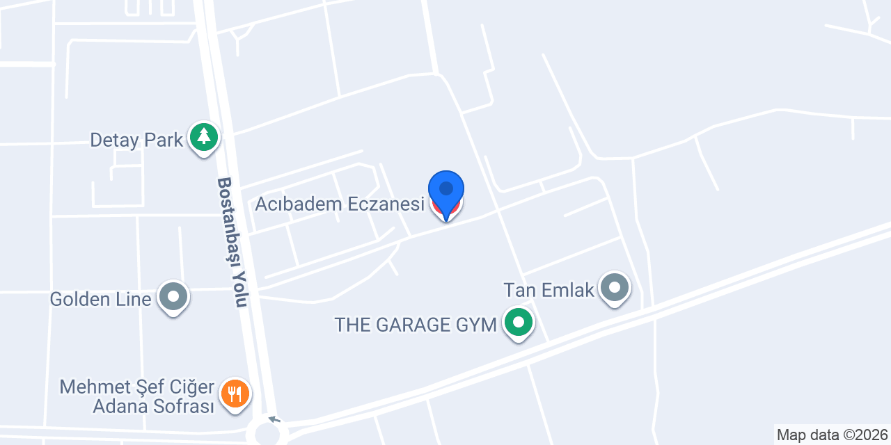 Acıbadem Eczanesi konumu