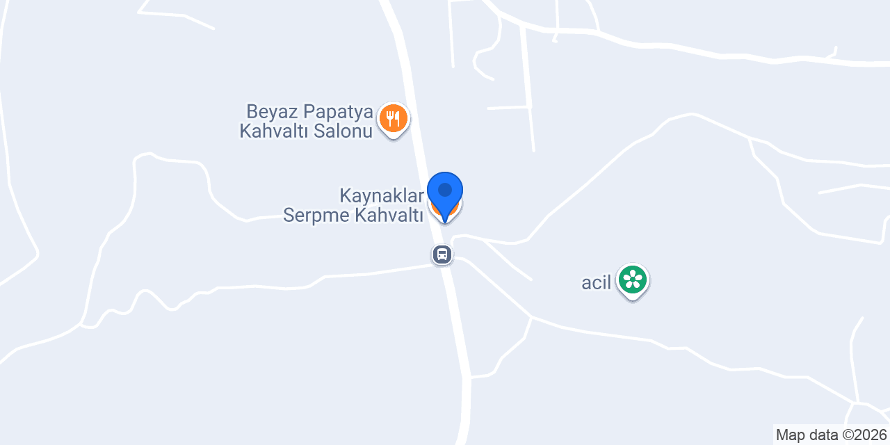 Kaynaklar Serpme Kahvaltı konumu