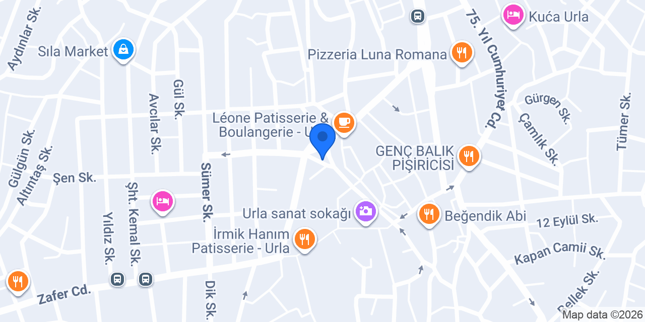 Urla Taxi konumu