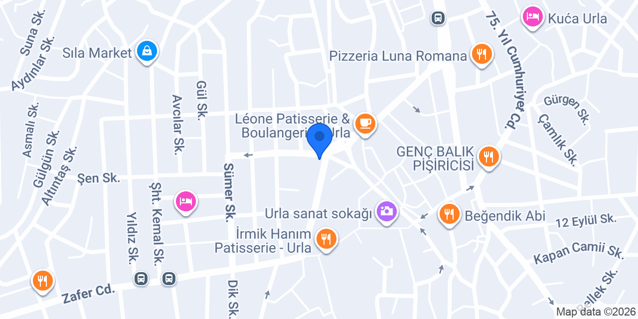 Kritikos Urla konumu