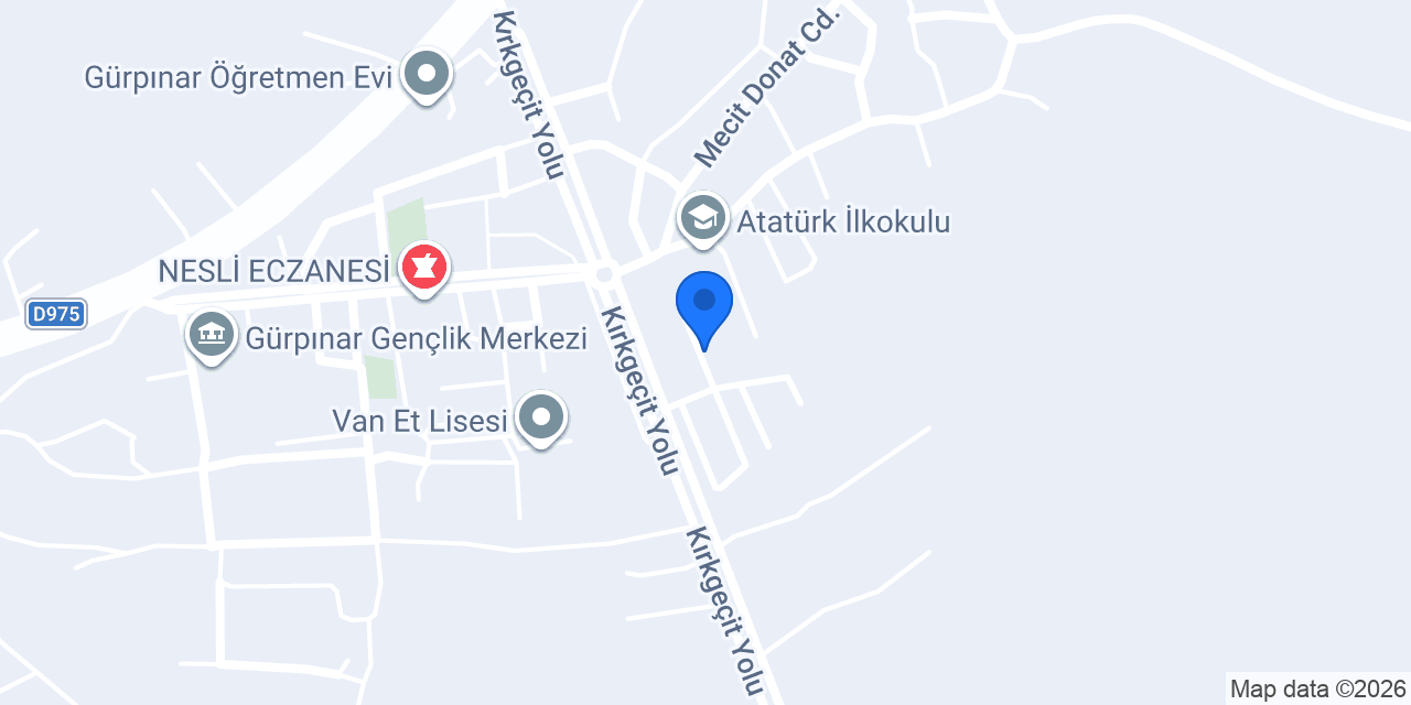 Gürpınar İlçe Jandarma Komutanlığı konumu