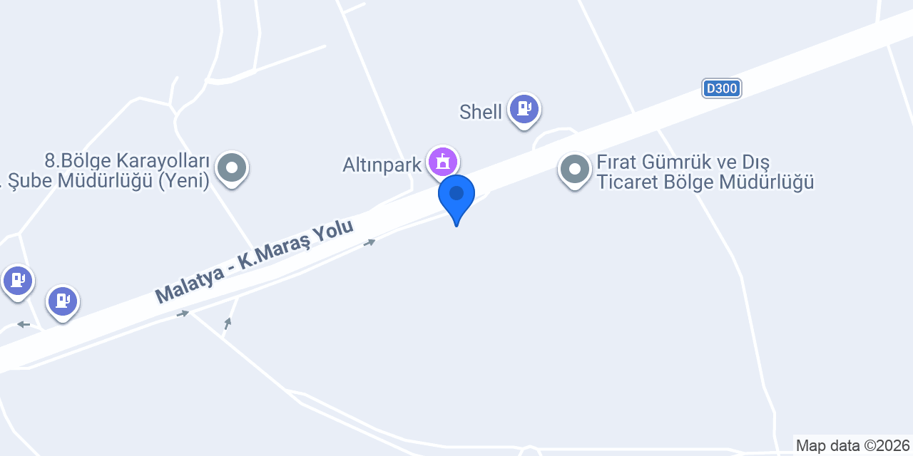 Malatya Ticaret İl Müdürlüğü konumu
