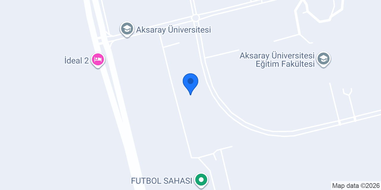 Aksaray Üniversitesi Yarı Olimpik Yüzme Havuzu konumu