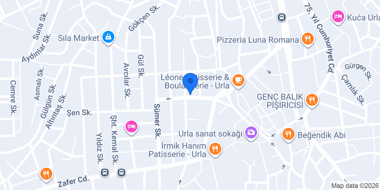 Urla Makeup&Beauty konumu
