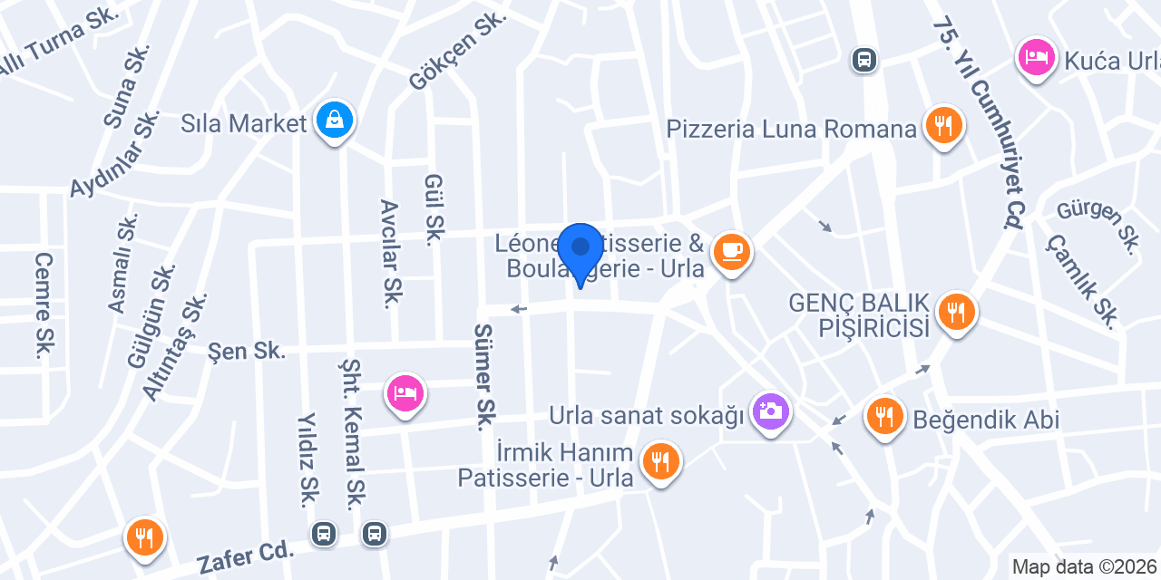 Urla Masaj Terapisti konumu