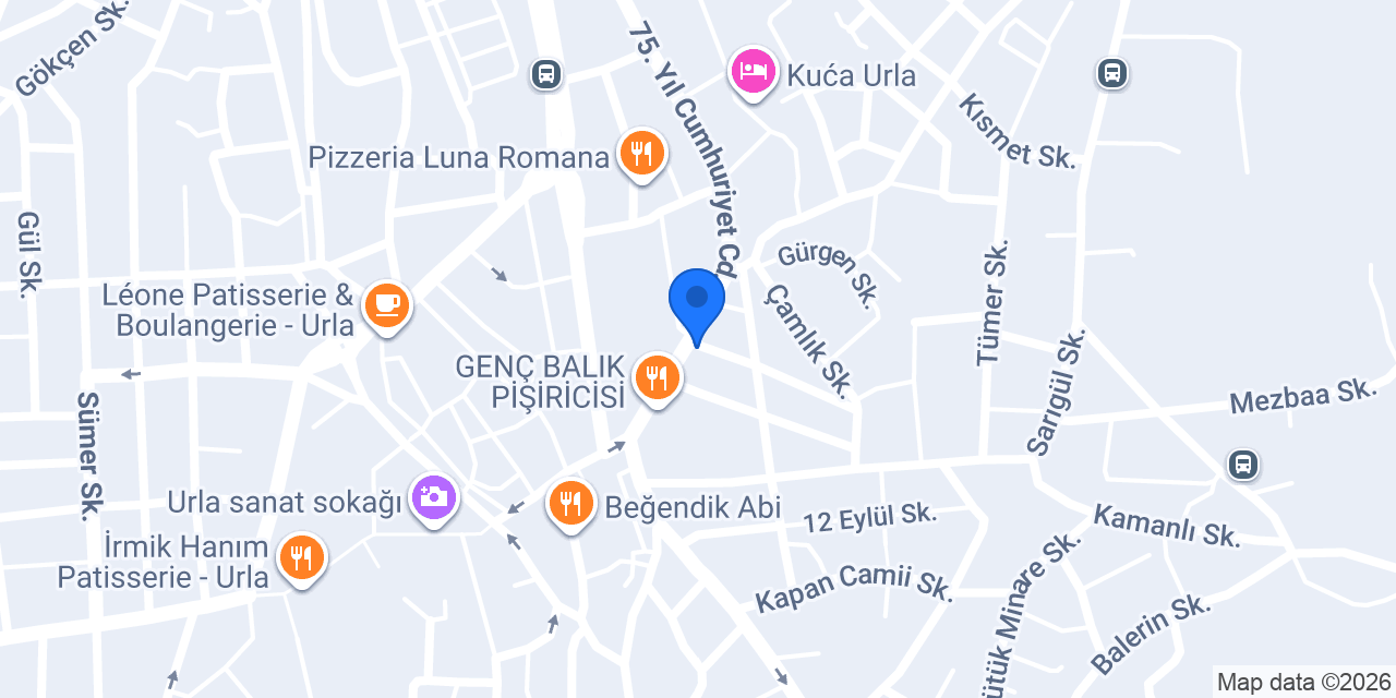 Urlanın Taksisi konumu