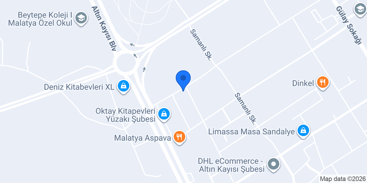 HASKONAK İNŞAAT TAHSİN YILMAZ konumu