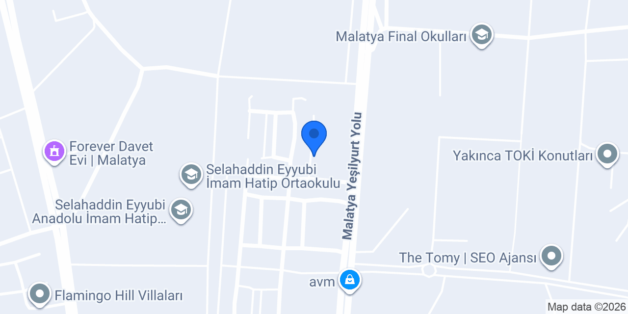 TAÇ OTOMOTİV MALATYA konumu