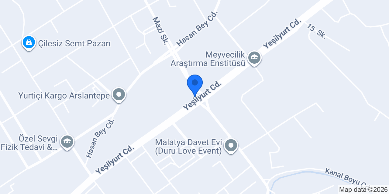 Malatya Tecde Ziraat Taksi konumu