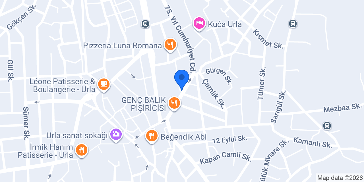 Garaj Taksi URLA AVM konumu