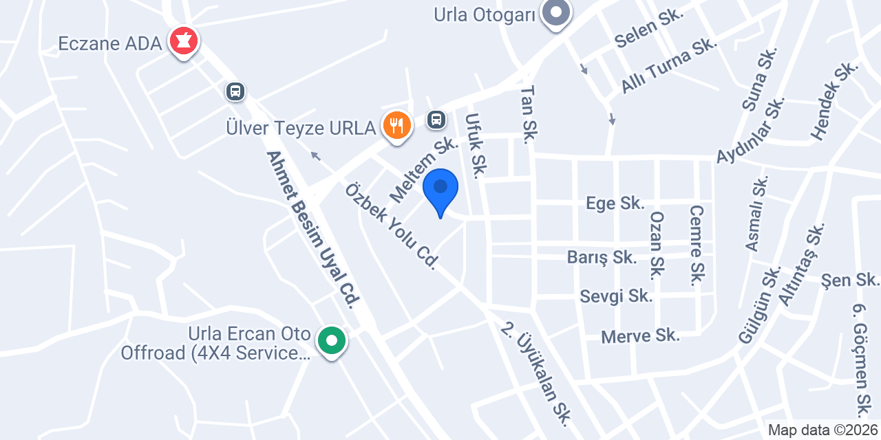 Bi Suite Urla konumu
