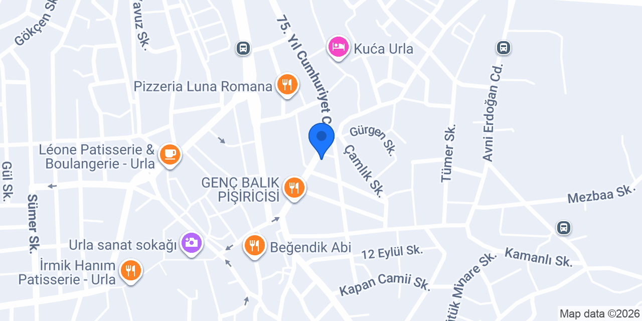 Ege Deniz Eczanesi konumu