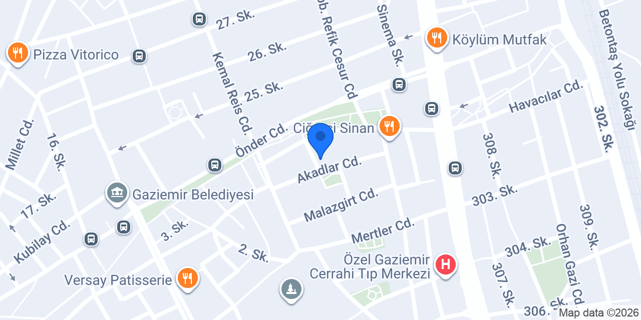 Pasaport Pizza Atıfbey konumu