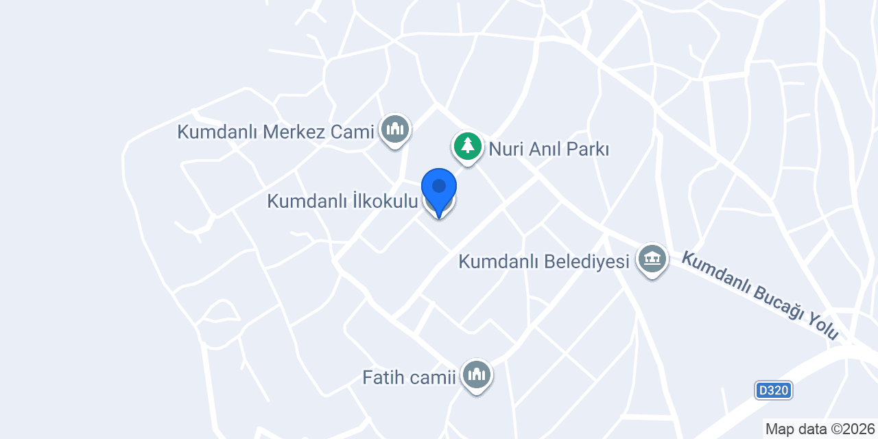 Kumdanlı İlkokulu konumu