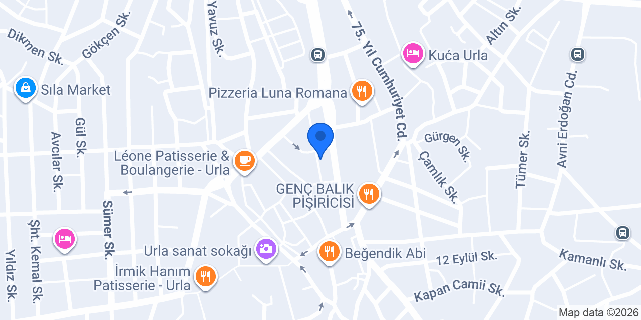 URLA YÜKSEL EMLAK konumu