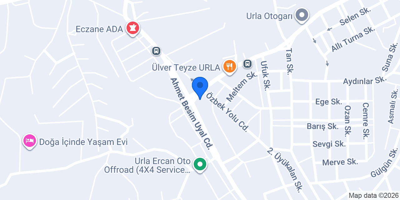 Urla DG Seramik İnşaat A.Ş. konumu