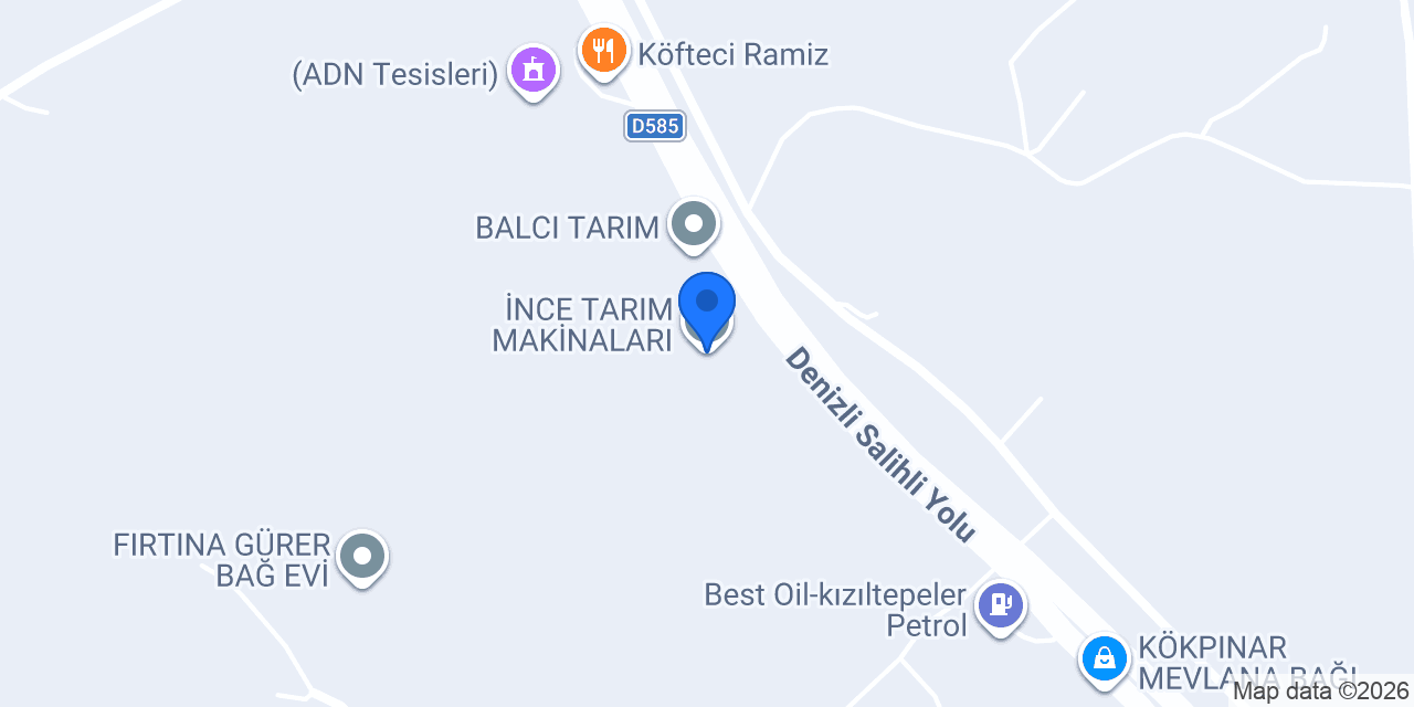 İNCE TARIM MAKİNALARI konumu