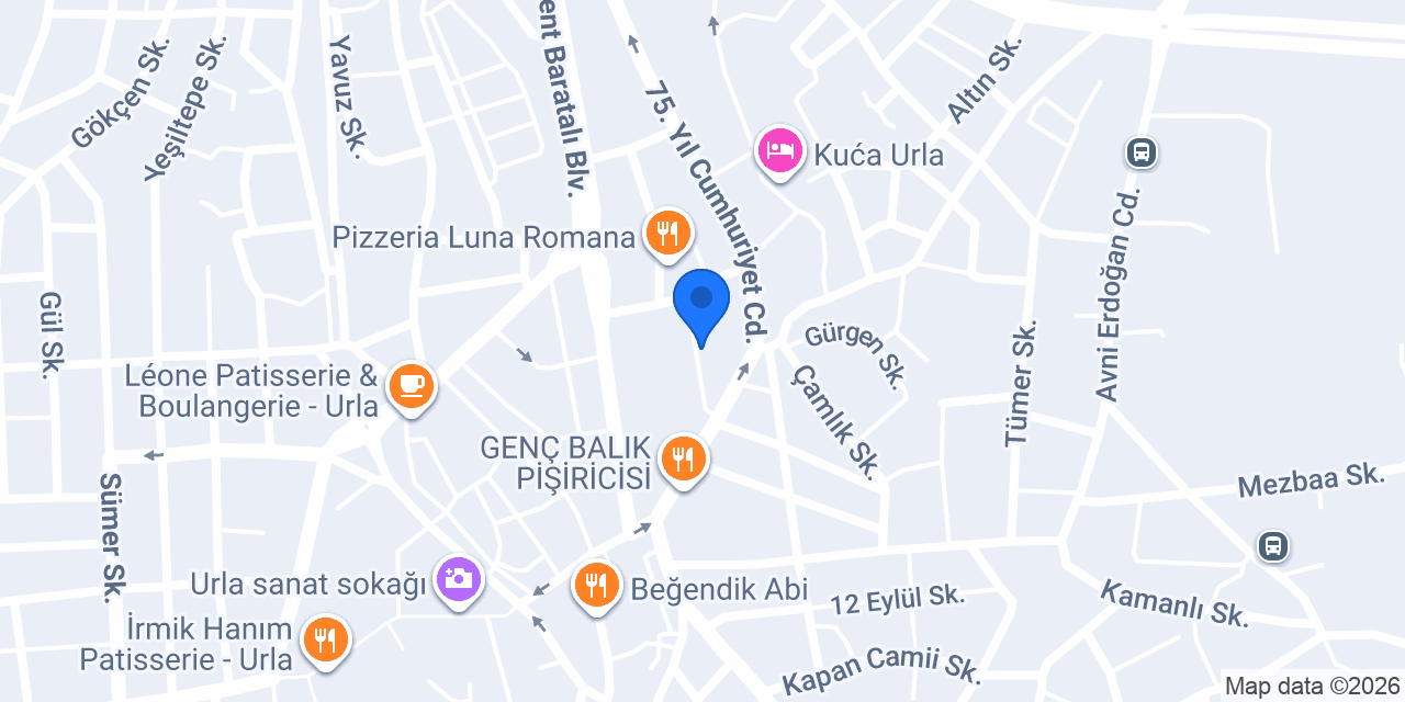 Urla Coworking konumu