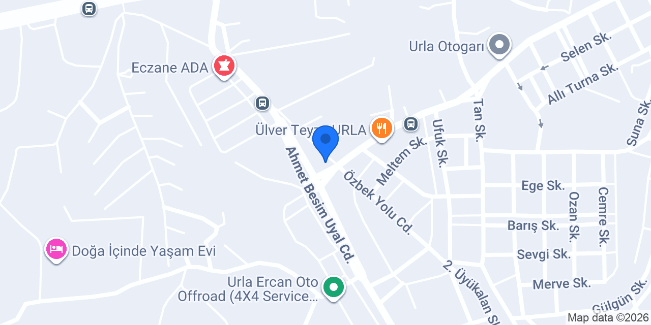 KARAGÖZ BAKLAVALARI URLA konumu