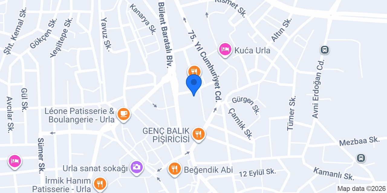 Demet Çiçekçilik konumu