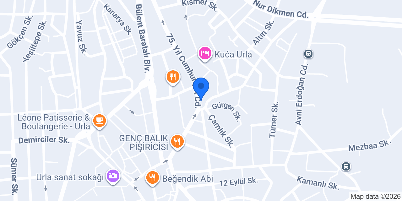 Vertex Tasarım & Mimarlık konumu