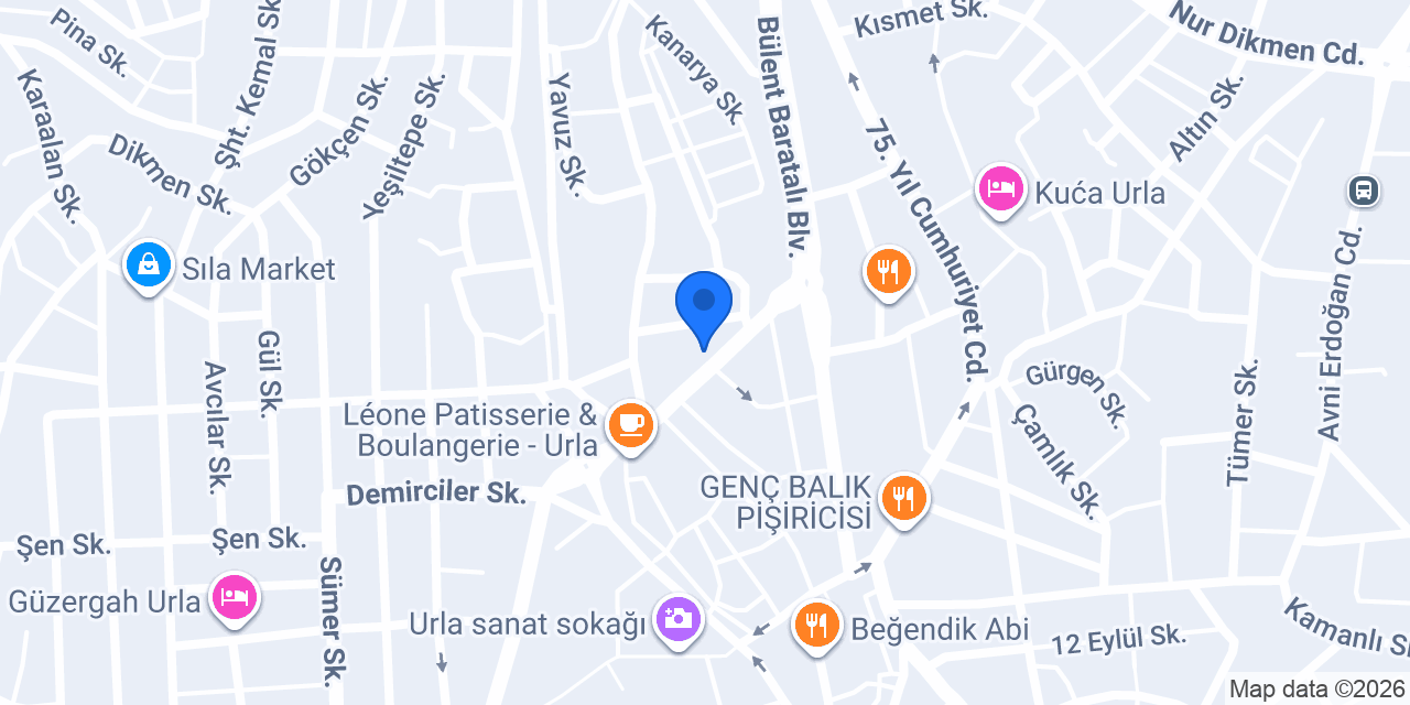 Ege 35 Tekel Shop konumu
