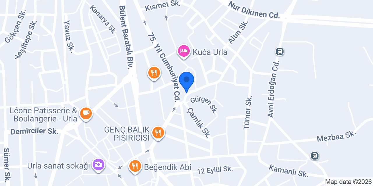 EKA URLA MÜHENDİSLİK konumu