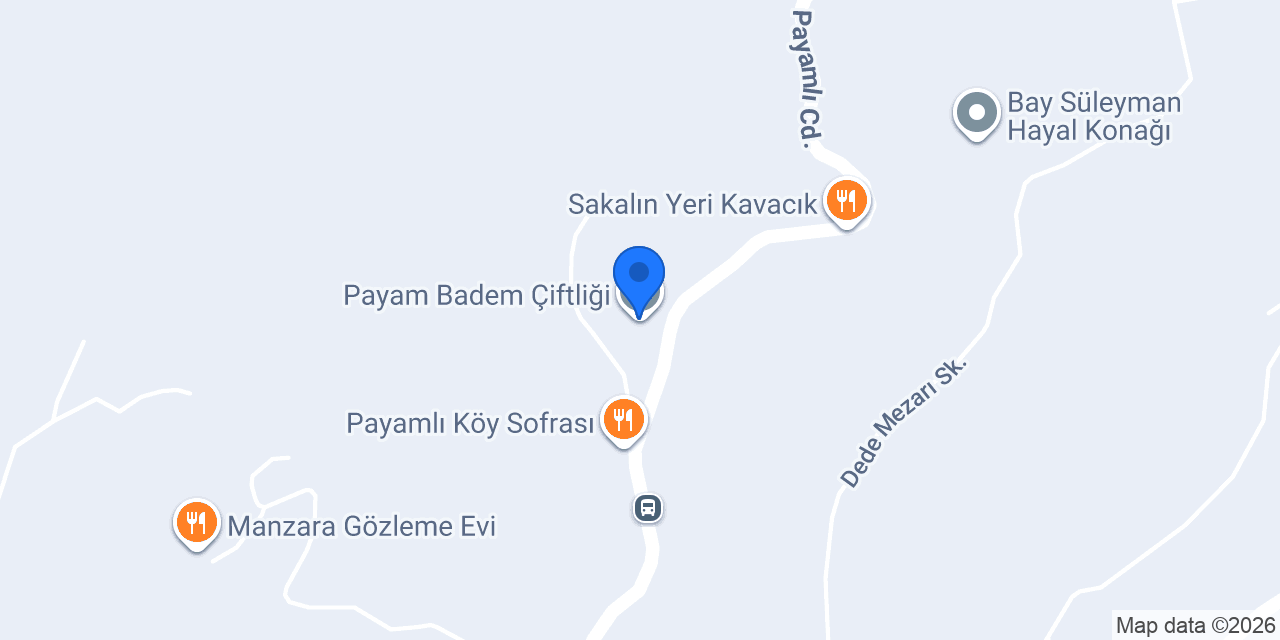 Payam Badem Çiftliği konumu