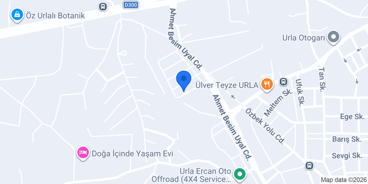 Urla Mutfak konumu