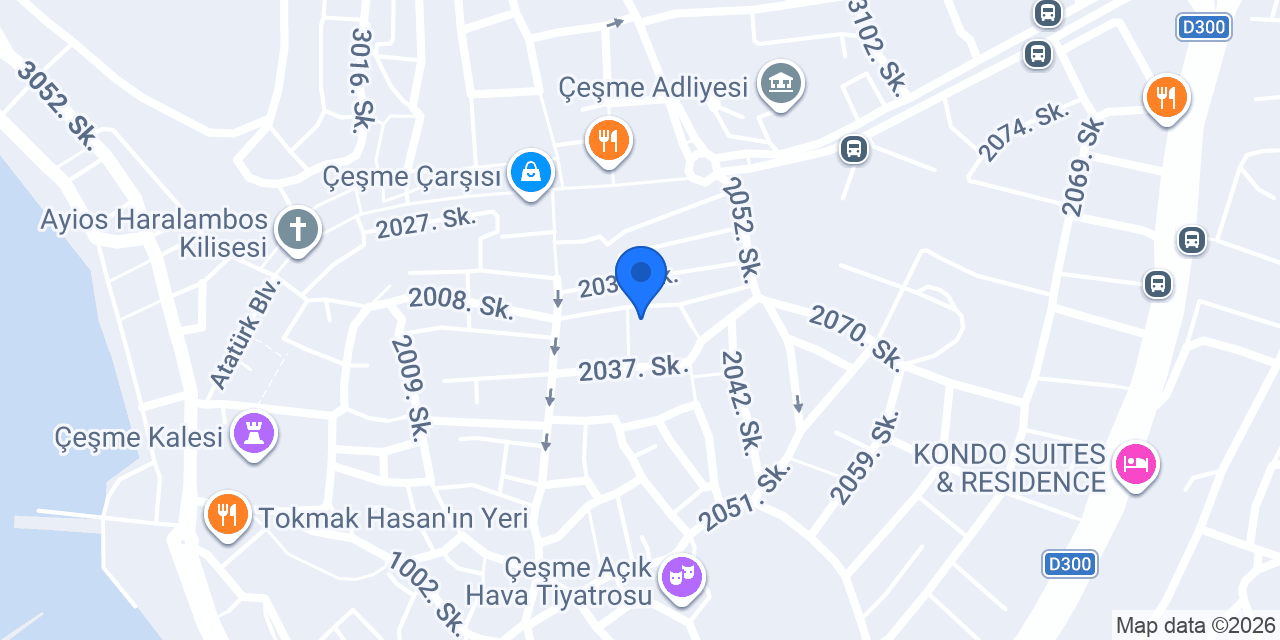 Öğüt Elektrik Çeşme konumu