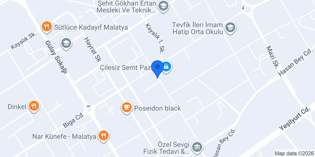 CAKA ERKEK KUAFÖRÜ konumu