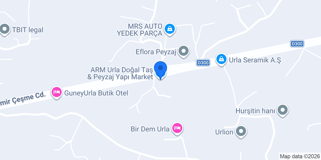 ARM Urla Doğal Taş & Peyzaj Yapı Market konumu