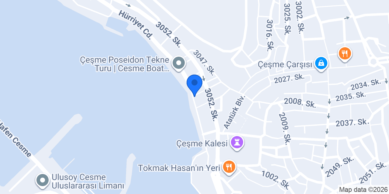 Çapa Restoran Çeşme konumu