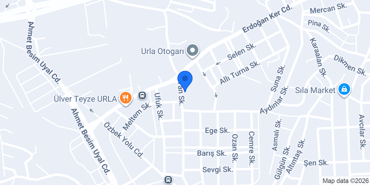 Urla Unlu Mamülleri konumu