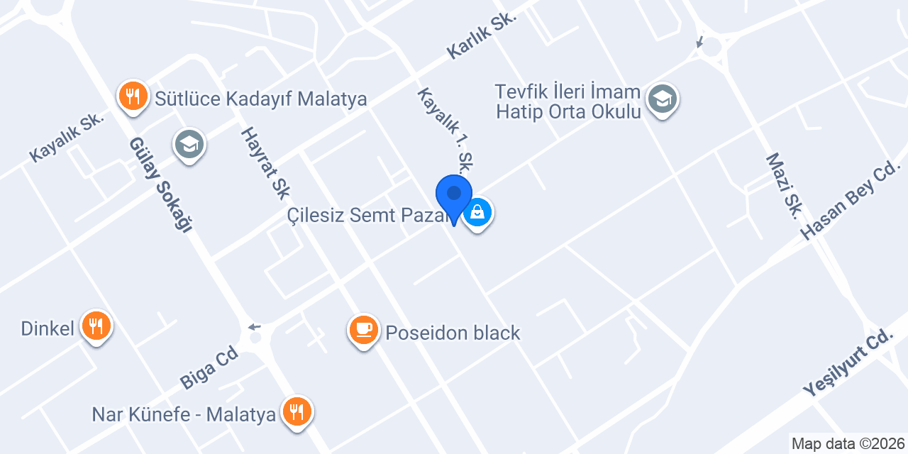 Alpera Mobilya konumu