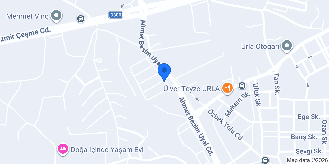 URLA TEKNİK Dalgıç Pompa Sıhhi Tesisat konumu