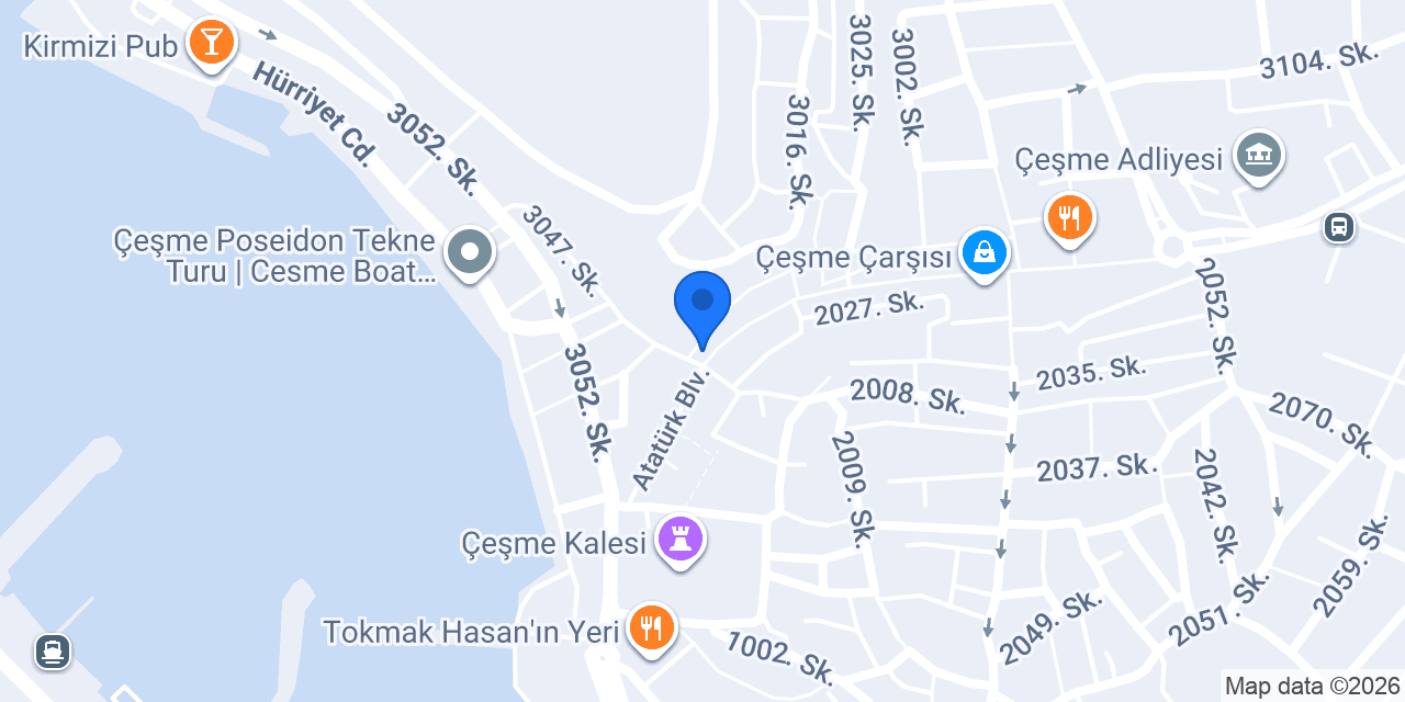 Çeşme Merkez Balıkçılık Ekin Balık konumu