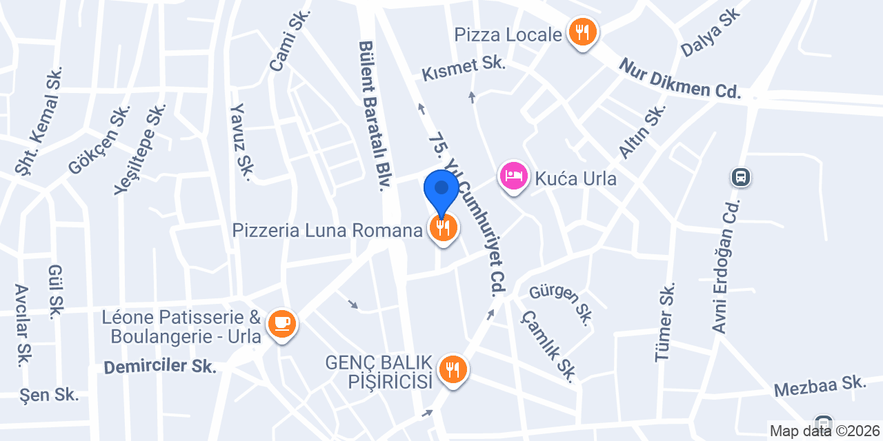 Urla Neriman Temizlik Şirketi konumu