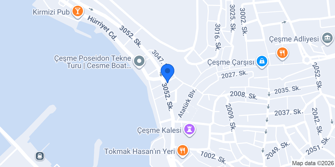 Mori Mimarlık Alaçatı konumu