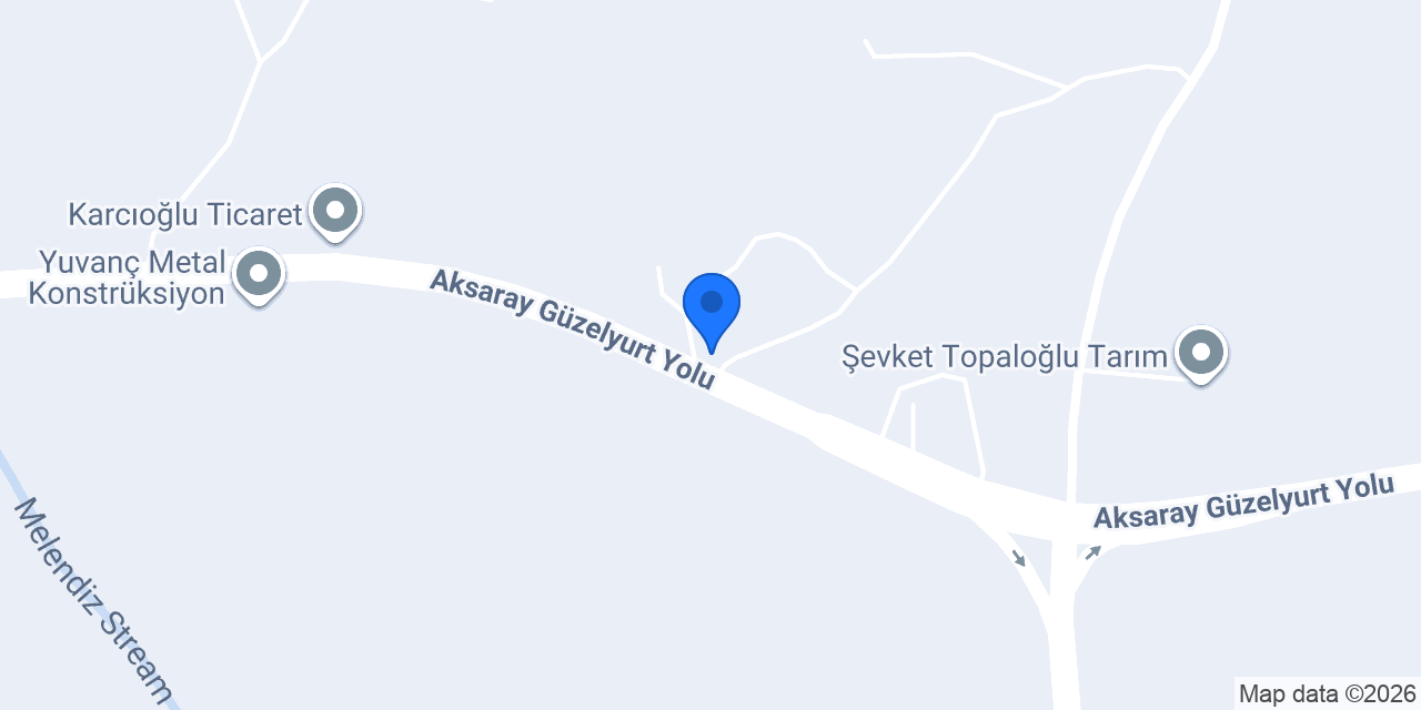 Öz Ayazlar Tarım Aksaray konumu