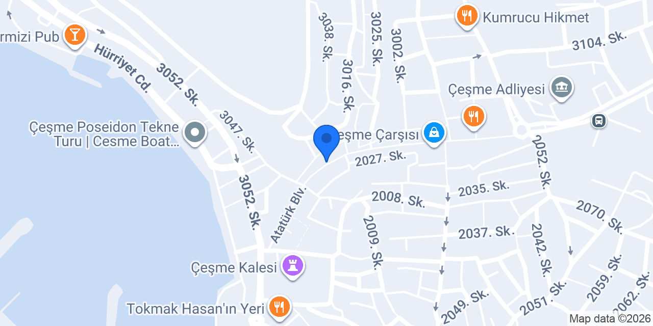 Alaçatı Tatlıcısı İmren konumu