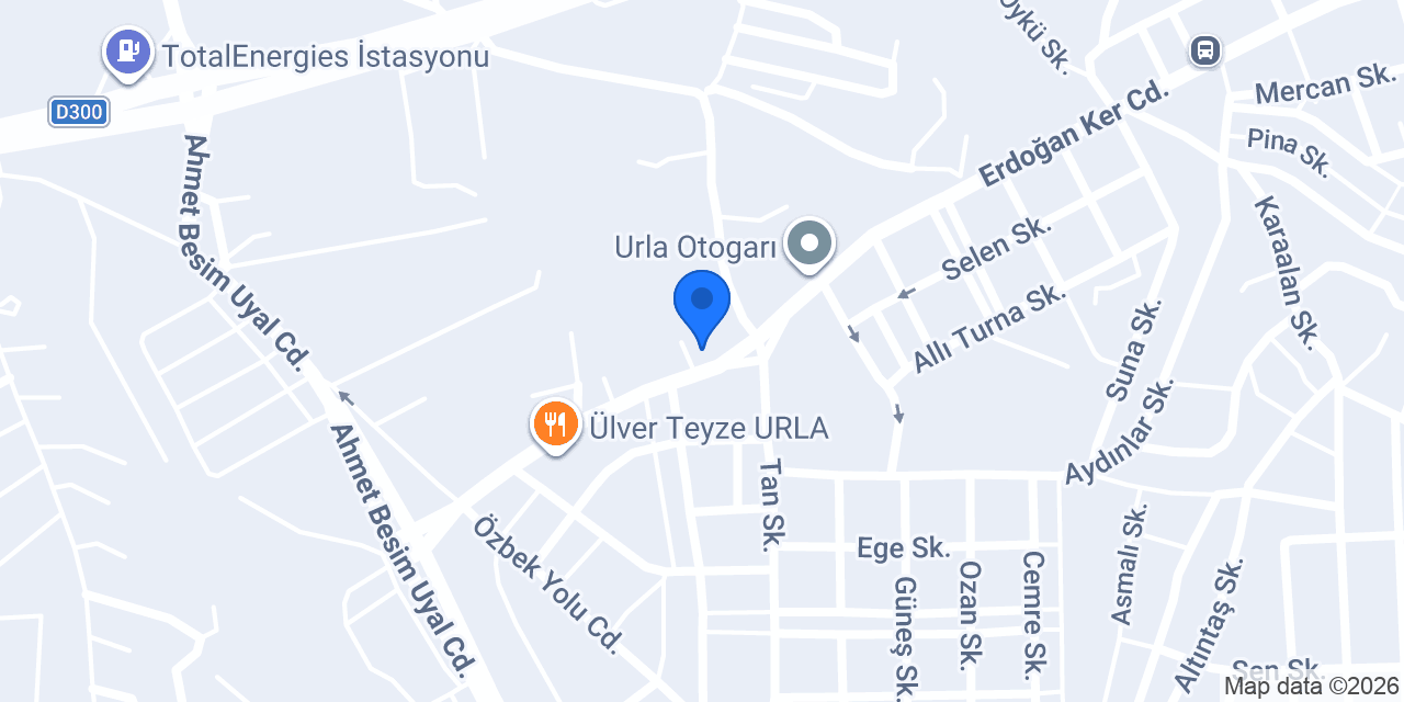 GLC TEKNİK SERVİS URLA konumu