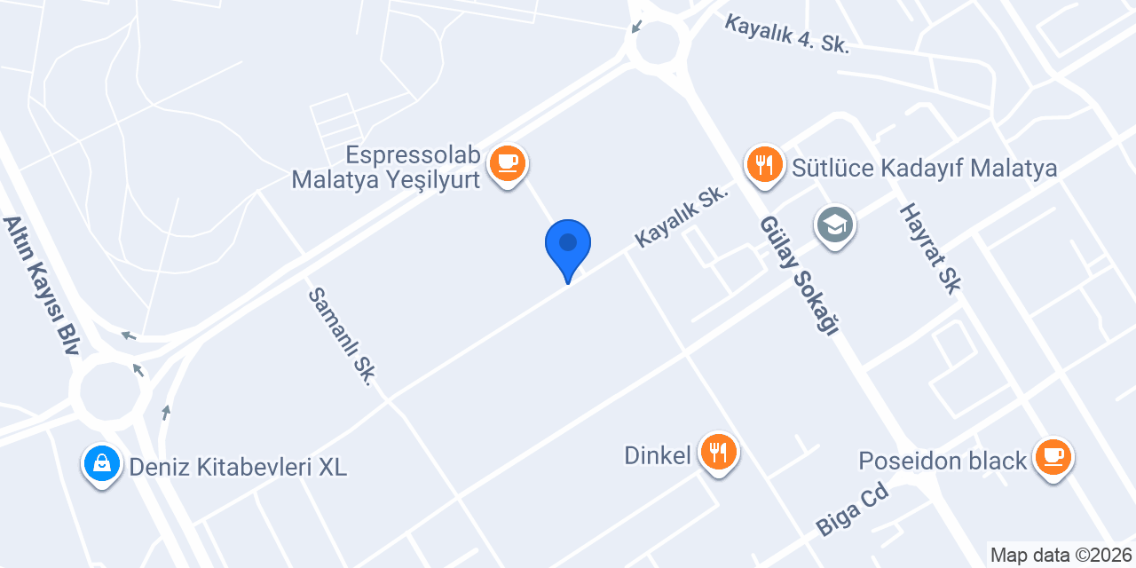 Malatya Boğaziçi Koleji konumu