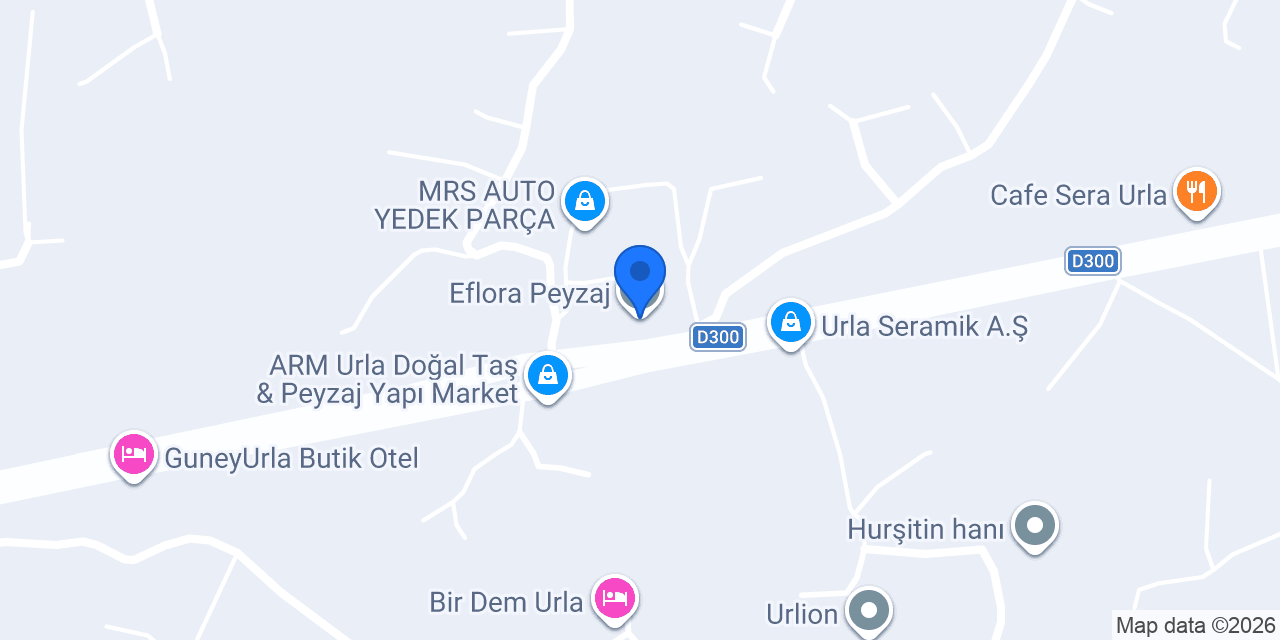 Eflora Peyzaj konumu